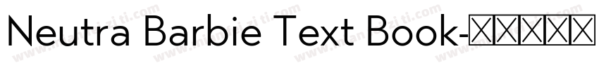 Neutra Barbie Text Book字体转换